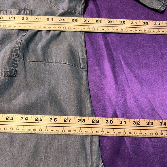 ๐Body Flirt Beautiful Button Down Dress - Breathable Fabrics - Trumpet Sleeves - Picture 11 of 16